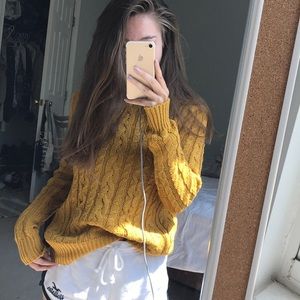 Mustard Yellow Soft Sweater